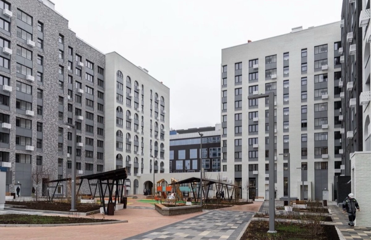 Новый жилой комплекс по программе реновации в Москве